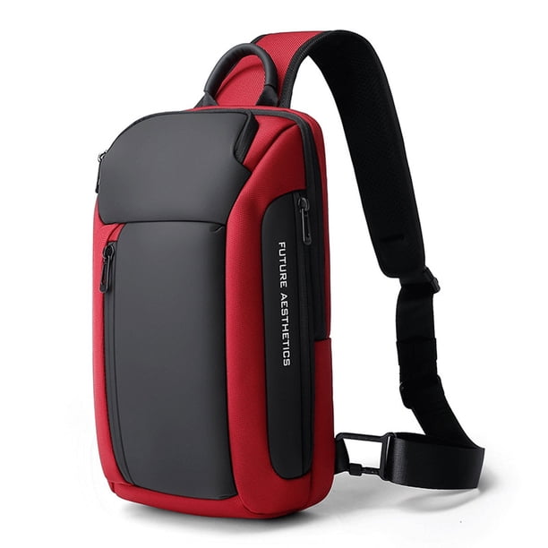 Bolso bandolera, bolso de pecho impermeable para hombre, bolso de hombro, mochila bandolera para hombre