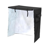 Ioensy - Cubierta Protectora Para Jaula De Pájaros, Cálida, Gruesa, Universal, Para El Hogar, Jardín, Patio, Negro