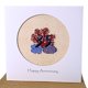 thumbnail image 1 of Tarjeta de Felicitación Camellia Bees 35.º Aniversario Coral, 1 of 4