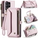 thumbnail image 1 of CaseMe Funda de Cuero para Samsung Galaxy S26 Ultra 5G con Billetera [Bloqueo RFID] con Ranura para Billetes con Zíper y 10 Tarjeteros, Funda de Cuero PU Suave con Correa Magnética para el Hombro y l, 1 of 9