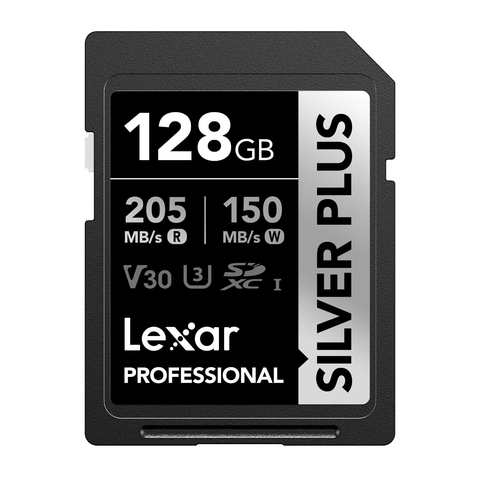 Tarjeta De Memoria Lexar Professional Silver Plus Sdxc Uhs-i 128gb
