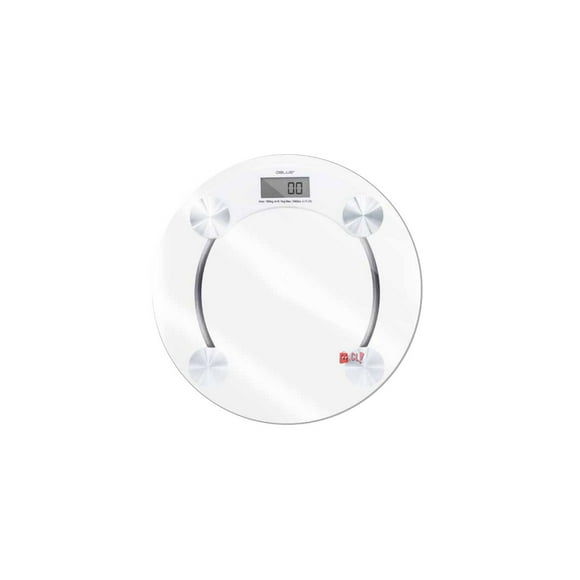 Pesa De Baño Material Vidrio Templado 180kg Redonda - Ps