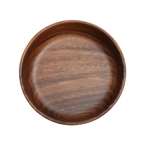 Magideal - Cuenco De Madera Para Servir,Tazón De Madera,Tazón De Almacenamiento De Alimentos,Tazón De Refrigerios,Tazón De Servir Ensaladera Grande De Madera Fru L