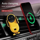 thumbnail image 2 of Cargador Inalámbrico para Coche - Sujeción Automática Inteligente, para iPhone y Samsung Para Montaje en Ventilación y Salpicadero - amarillo, 2 of 6