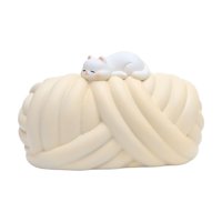 Magideal - Caja De Pañuelos Cubierta Dispensador De Servilletas Organizador Decoración Hogar Gato Caja Decorativa Baño Soporte De Pañuelos Faciales Para Oficina