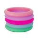 thumbnail image 1 of Anillos de sílice para bodas de goma de silicona con dedo Anillos de compromiso Joyería 5, 1 of 5