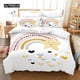 thumbnail image 1 of x1828 Bed SheetsTrendy pastel colors rainbow Bedding Set Baby Kids Duvet Cover x x With Pillowcases And Zipper 3-Piece Bedding Set (1 Duvet Cover + 2 Pillow Shams) nj1828, 1 of 5