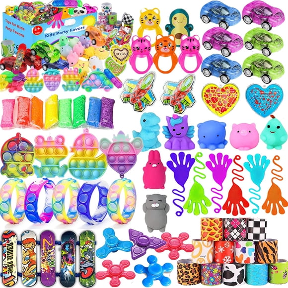 Party Favors Mivanlin, 66 unidades, Pop Fidget Treasure Box, juguetes para niños