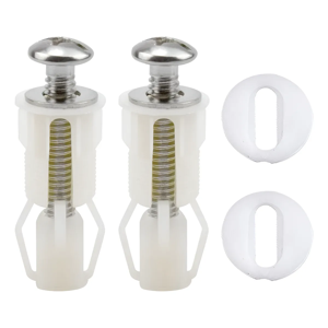 Genérico - 2X Tornillos De Asiento De Inodoro, Juego De Tornillos