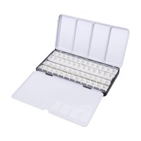 Bothyi - Estuche De Pintura Para Acuarela, 52 Medias Pastillas, Para Pintar Al Óleo Con Acuarela Y Bricolaje