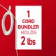 thumbnail image 4 of Paquetes de cables Cord Bundlers Command Gray con 12 tiras de comando, 4 of 9