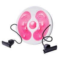 Magideal - Tabla De Ejercicios De Torsión, Máquina De Torsión De Cintura, Equipo Multifunción, Dispositivo De Entrenamiento Abdominal, Disco Giratorio De Torsión Rosa