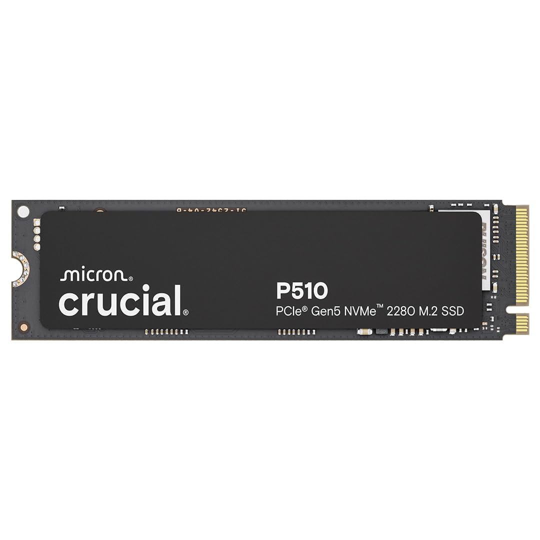 Ssd Crucial P510 Pcie Gen5 Nvme 2tb 10,000mb/s