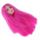 thumbnail image 4 of 1/6 BJD Maquillaje Face Head Sculpt Con Rose Red Wig Doll Reemplazo Parte Del Cuerpo, 4 of 5
