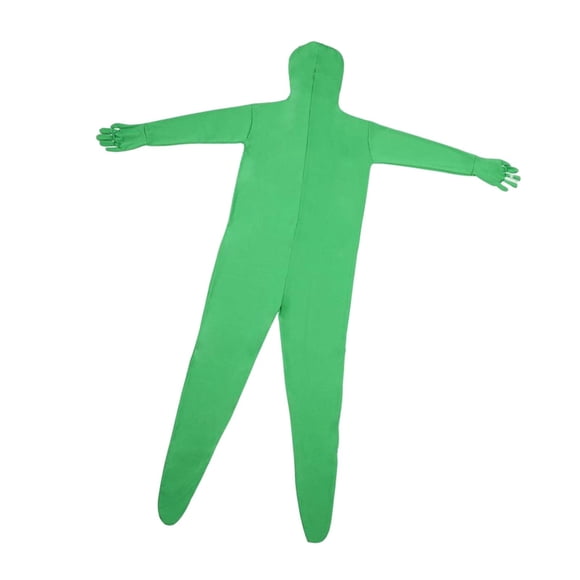 Traje De Pantalla Verde Traje Greenman De Cuerpo Completo Para Fotografía Película Fotográfica Verde 160 Cm