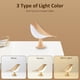 thumbnail image 3 of Lámpara de noche pequeña, lámpara de mesa LED con forma de pájaro con atenuador táctil, creativa lámpara de mesita de noche con 3 niveles de brillo y carga USB, lámpara de mesita de noche inalámbrica, 3 of 6