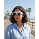 thumbnail image 1 of Lentes De Sol Mujer Marco Rectangulares Festivales Verano blanco Talla Única, 1 of 5
