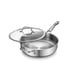 thumbnail image 1 of Juego de utensilios de cocina VocVoi Sartén de 6 litros con tapa y sartén de 30 cm, acero inoxidable, 1 of 6