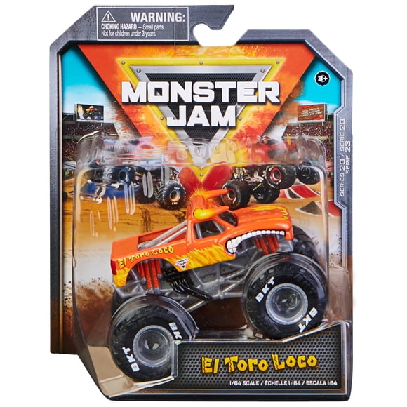 Monster Truck Monster Jam El Toro Loco a escala 1:64