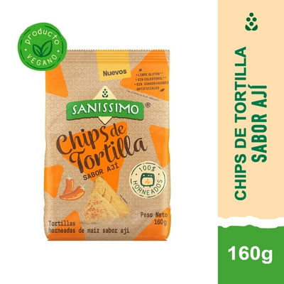 Tortillas Maíz Ají Picante Bolsa 160 G Sanissimo