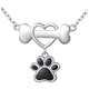 thumbnail image 1 of Collar y dige fantasia corazon cruzado, 1 of 3