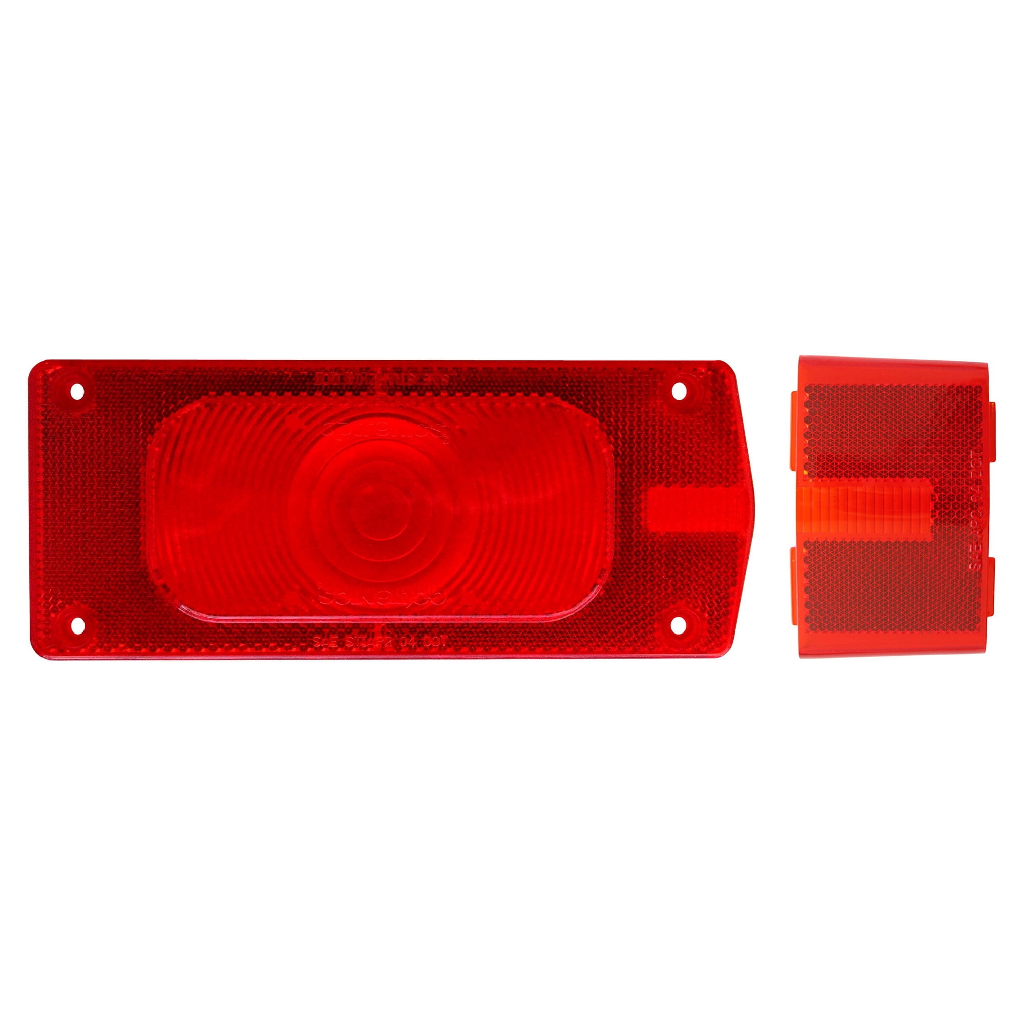 Juego De Lentes De Repuesto Para Luces Traseras Y Laterales Optronics A36r