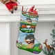 thumbnail image 2 of Loco por el Golf Tema: Calcetines de Navidad, fino lino blanco para colgar en escaleras y chimenea, decoración navideña para el hogar, regalo de Navidad.54cm×38cm, 2 of 5