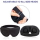 thumbnail image 5 of Máscara para dormir para hombres y mujeres - Máscara para dormir con copa contorneada 3D, máscara para dormir cóncava moldeada para dormir, bloquea la luz, máscara para dormir suave y cómoda para yoga, 5 of 7