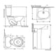 thumbnail image 4 of Sala Integral Blanco con Asiento Standard Plus, 4 of 5