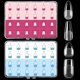thumbnail image 1 of Uñas postizas WOWSOLID 624 piezas transparentes, 12 tamaños, 4 formas, 1 of 8