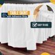 thumbnail image 3 of Cobertura desechable para mesa Exquisite blanca - Paquete de 12 - 74 cm x 4,27 m, 3 of 7
