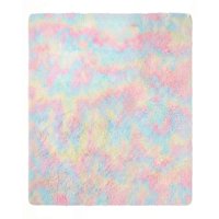 Genérico - Alfombra Peluda 200X240 Premium Arcoiris 2