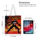 thumbnail image 5 of Marvel Zombies Bolso de tela con estampado de lienzo para mujer, bolsa de compras reutilizable y estética, con cremallera interior, regalo para mujer, 35 × 40 cm., 5 of 6