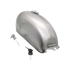 Magideal - Tanque De Combustible De Motocicleta Retro Genérico Tanque De Combustible Fácil Instalación, Accesorio De Motocicleta De 9 L, Hierro, Reemplazo