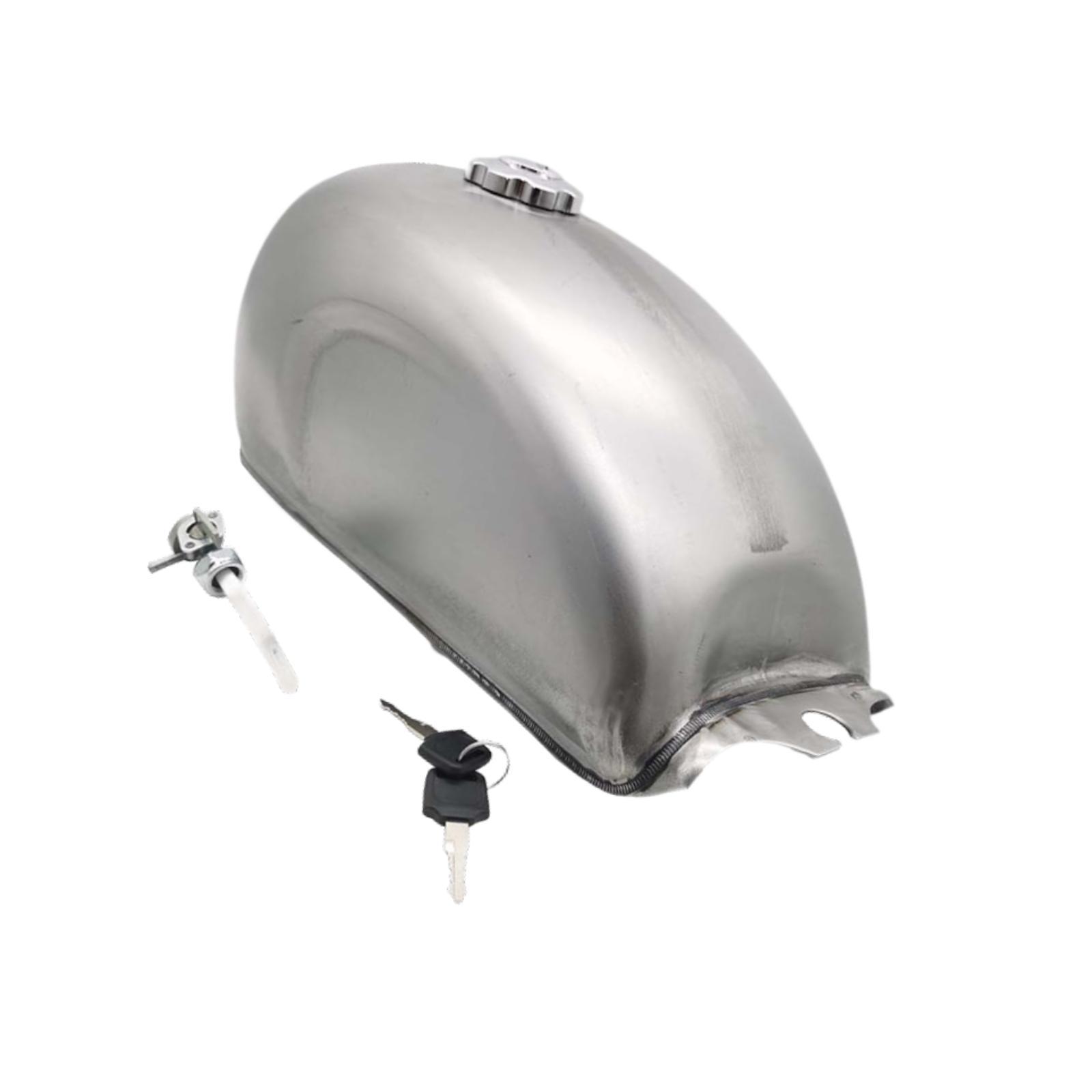 Magideal - Tanque De Combustible De Motocicleta Retro Genérico Tanque De Combustible Fácil Instalación, Accesorio De Motocicleta De 9 L, Hierro, Reemplazo