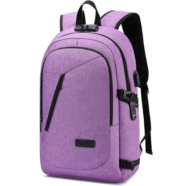 Secure Your Laptop with Our Anti-Theft Backpack - Slim, Durable, and Waterproof with USB Charging Port for Business Travel, College, and School - Fits 16 Inch Laptop