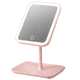 thumbnail image 1 of Espejo Rosa De Maquillaje Luz Led Ajustable 3 Tonos Recargable Usb, 1 of 6