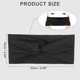 thumbnail image 4 of 4pcs Diademas Anchas Nudo Torcido Diademas Anchas Elásticas Antideslizantes para Mujeres para Deportes Negro, 4 of 7
