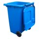 thumbnail image 3 of Basurero Contenedor Basura 120 lts. azul QRubber, 3 of 3