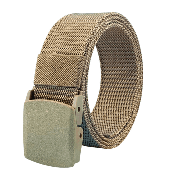 Cinturón Nylon Lona Táctico Ajustable Hebilla De Plastico