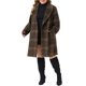 thumbnail image 2 of Agnes Orinda Conjuntos de Halloween para Mujeres Tallas Grandes Abrigos de Cuadros Shacket con Solapa Muesca Doble Botonadura Casual Cálido Otoño Invierno Abrigo Medio-Largo 1X Marrón, 2 of 6