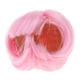thumbnail image 2 of Encantadora de cabello corto y recto Bob peluca para 1/4 BJD Doll DIY Hacer Accs Pink, 2 of 5