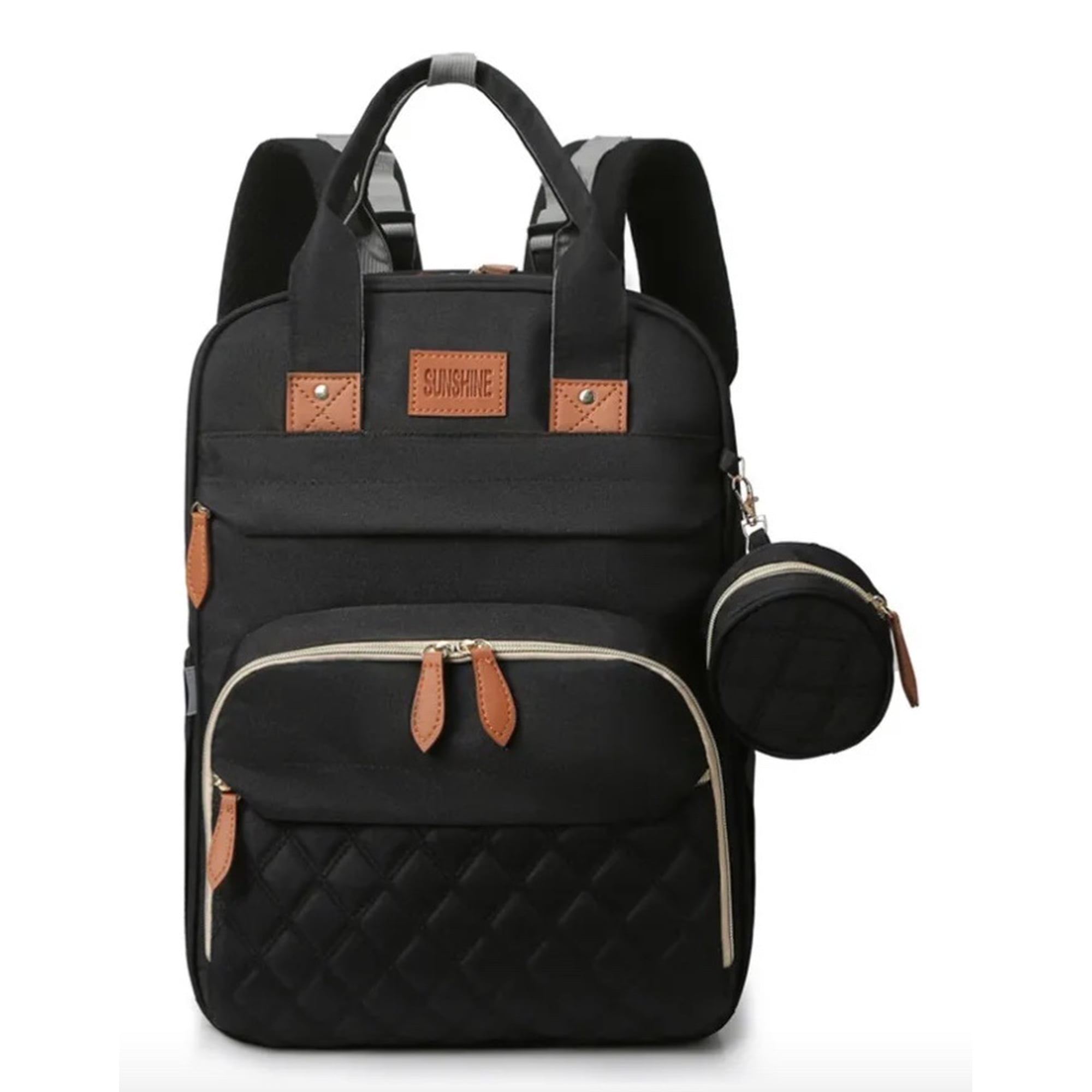 Riqui - Mochila Maternal 3 En 1 Negro