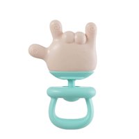 Genérico - Set 4 Moderdor Juguete Denticion Manito Celeste Bebes Lau