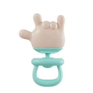 Genérico - Set 4 Moderdor Juguete Denticion Manito Celeste Bebes Lau