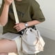 thumbnail image 4 of Bolso de hombro para mujer, pequeño, tipo cubo, de nailon, tipo tote, informal, tipo hobo., 4 of 7