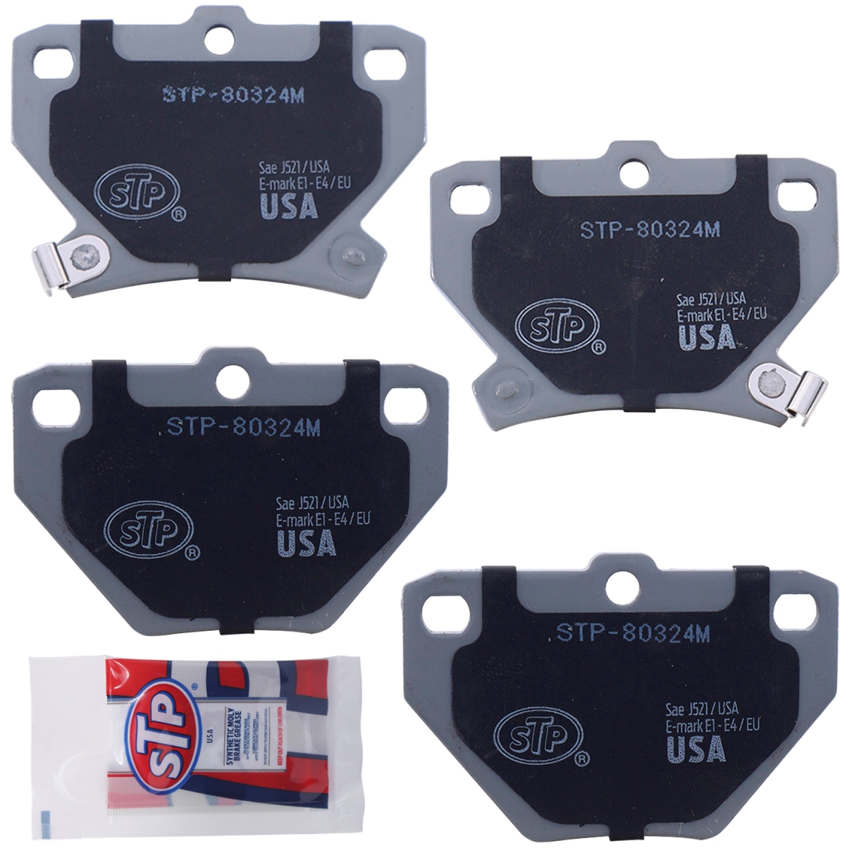 Repuestos Del Sol - Juego Pastillas Freno Traseras Toyota Corolla 1.6 2002 2008