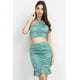 thumbnail image 1 of Conjunto de Top Corto con Cuello Halter y Falda Color Salvia L, 1 of 5