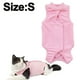 thumbnail image 1 of Traje de recuperación profesional para gatos, ideal para heridas abdominales o enfermedades de la piel. Alternativa al collar isabelino para gatos y perros. Uso posoperatorio para evitar lamidos., 1 of 8