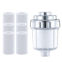 Bothyi - Filtro De Ducha En Línea Filtro De Línea Debajo Del Fregadero Para Grifo De Agua Baño Hogar 4 Elementos De Filtro